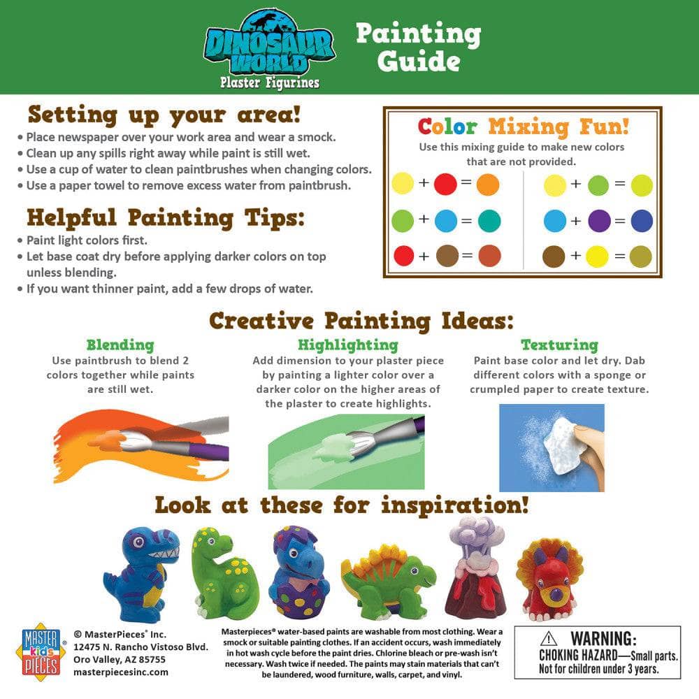 Dinosaur World - Plaster Figurine Paint Set - Image 4