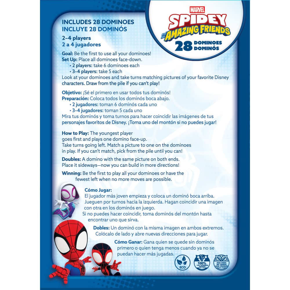 Disney - Spidey & Friends Wood Dominoes - Image 3