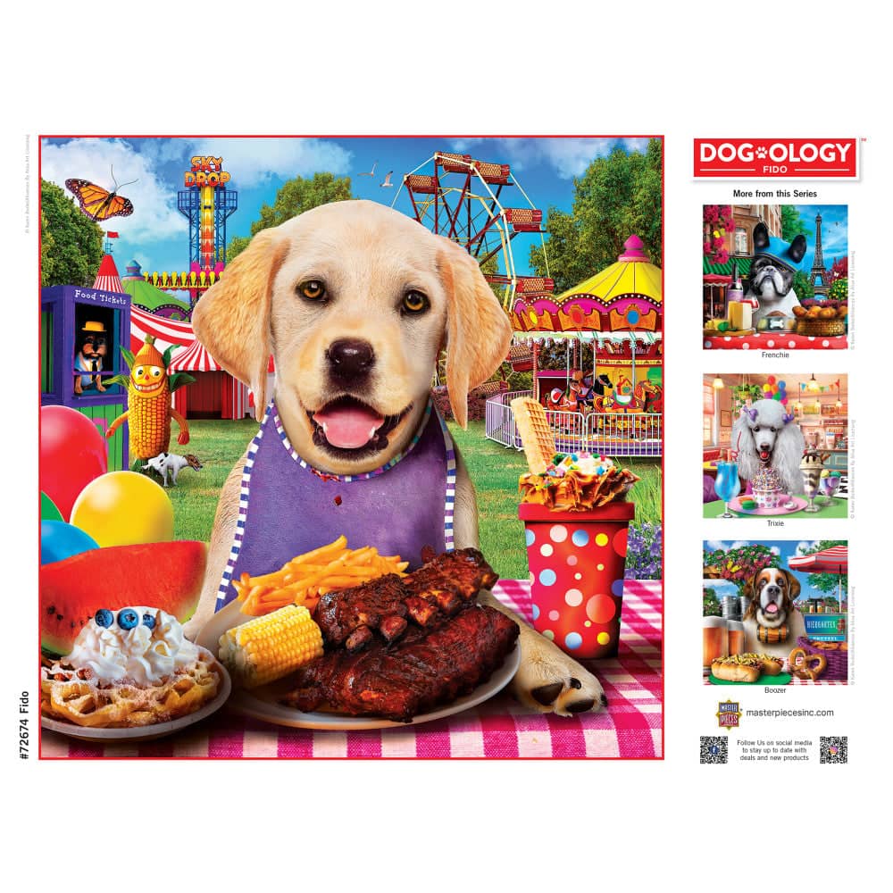 Dogology - Fido 1000 Piece Jigsaw Puzzle - Image 4