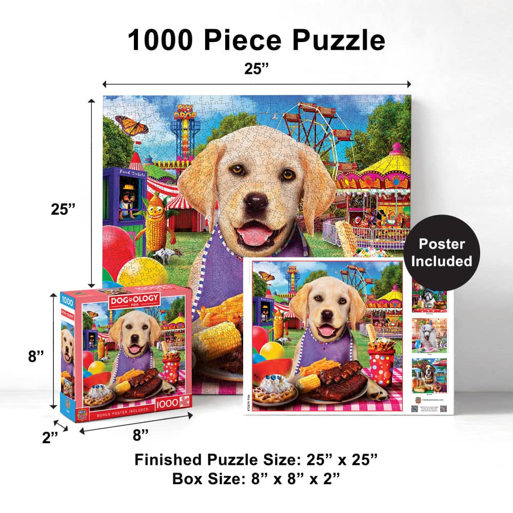 Dogology - Fido 1000 Piece Jigsaw Puzzle - Image 5
