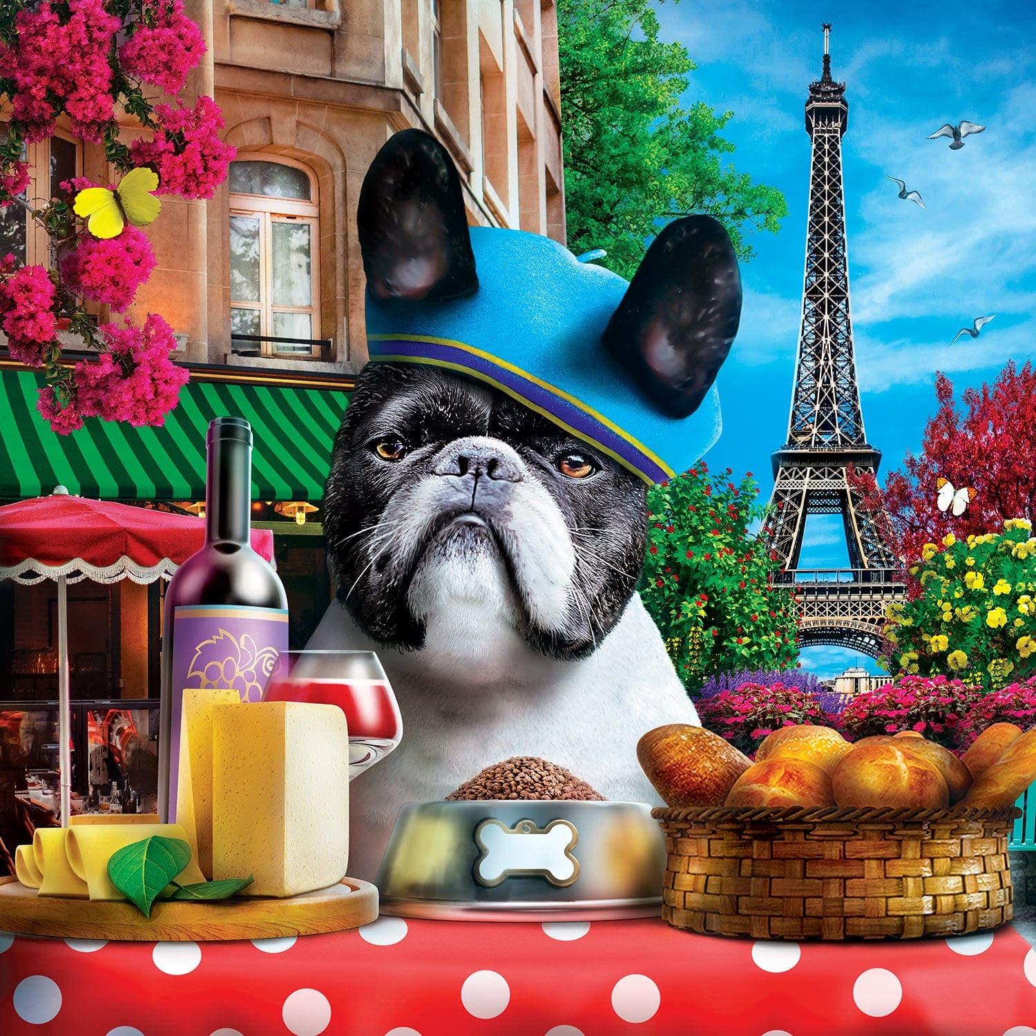 Dogology - Frenchie 1000 Piece Jigsaw Puzzle - Image 2