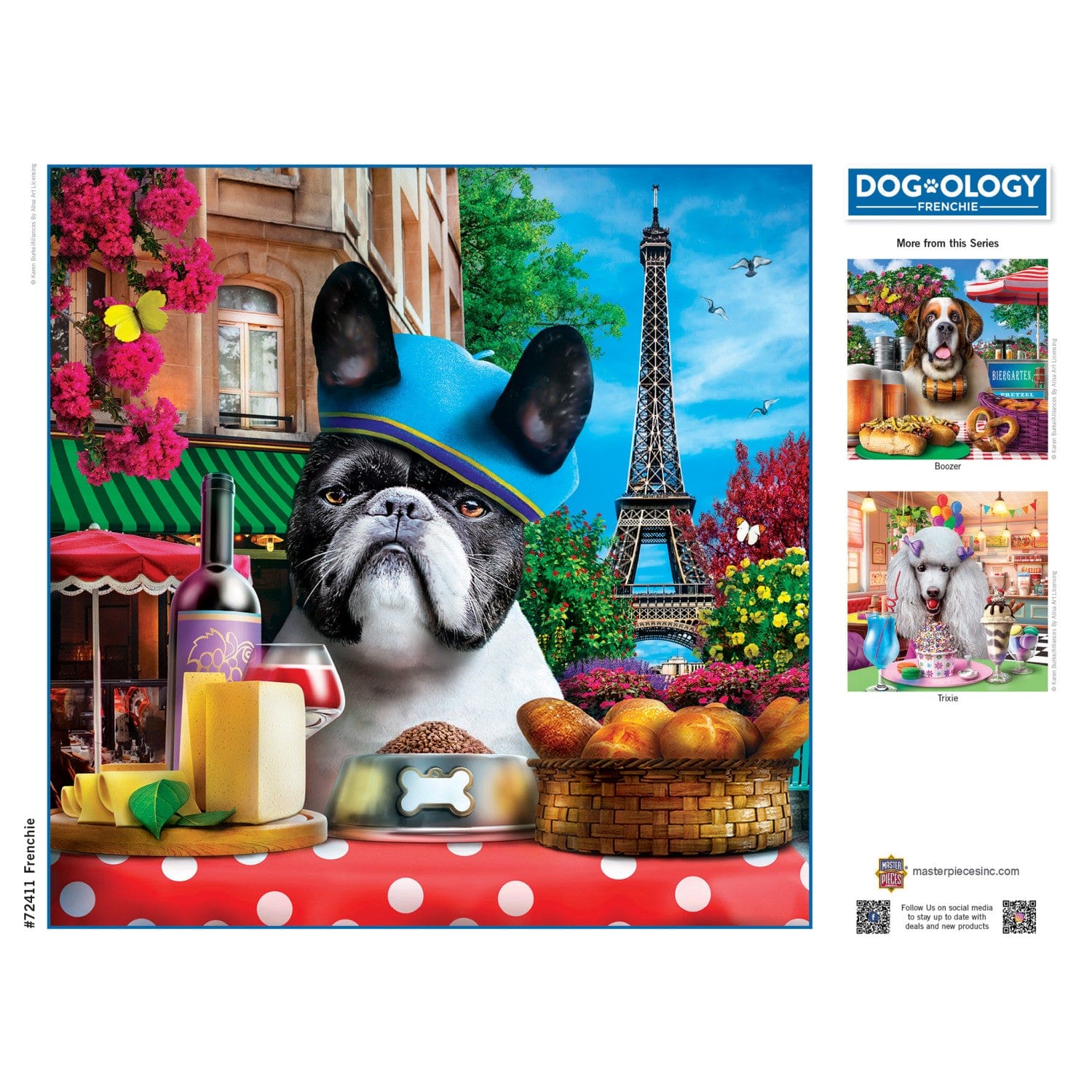 Dogology - Frenchie 1000 Piece Jigsaw Puzzle - Image 4