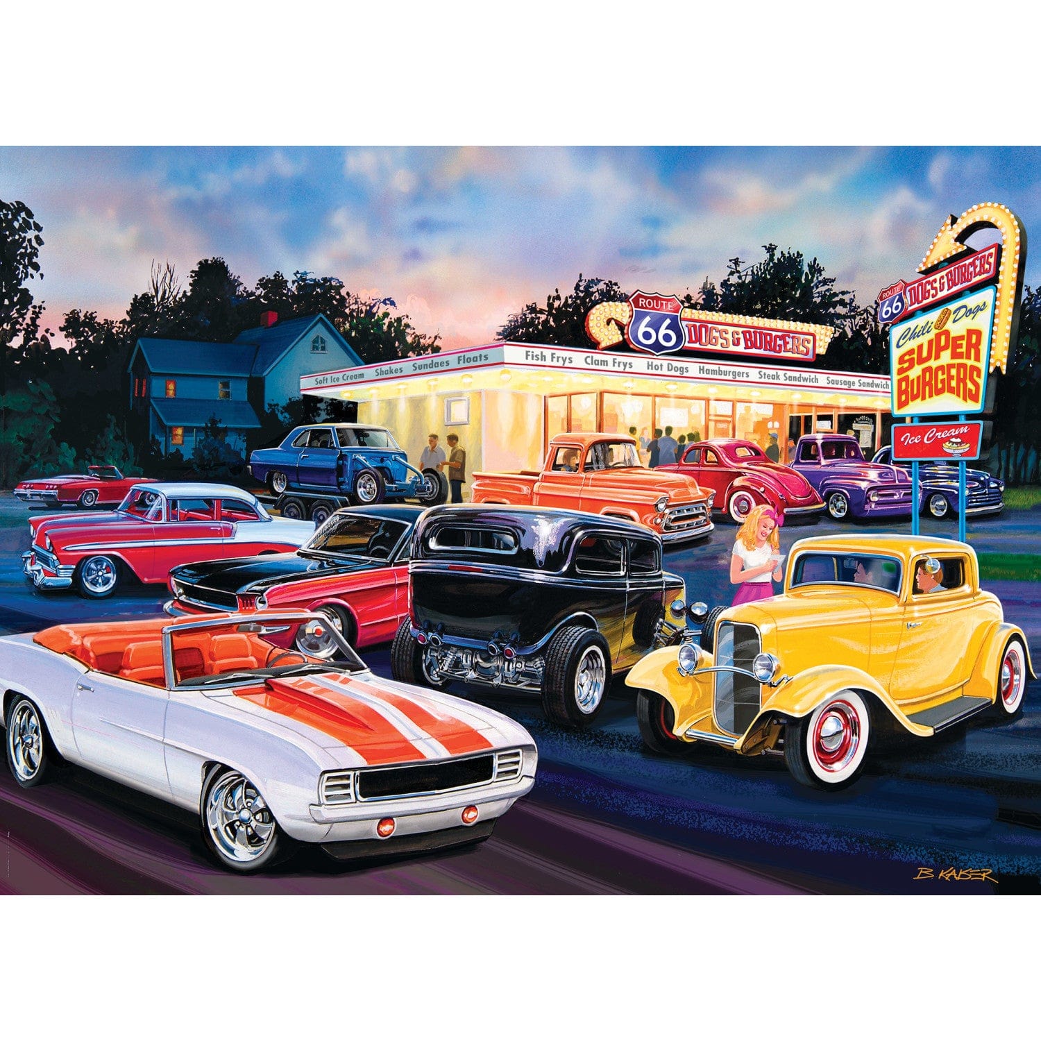 Dogs & Burgers - Jigsaw Puzzle