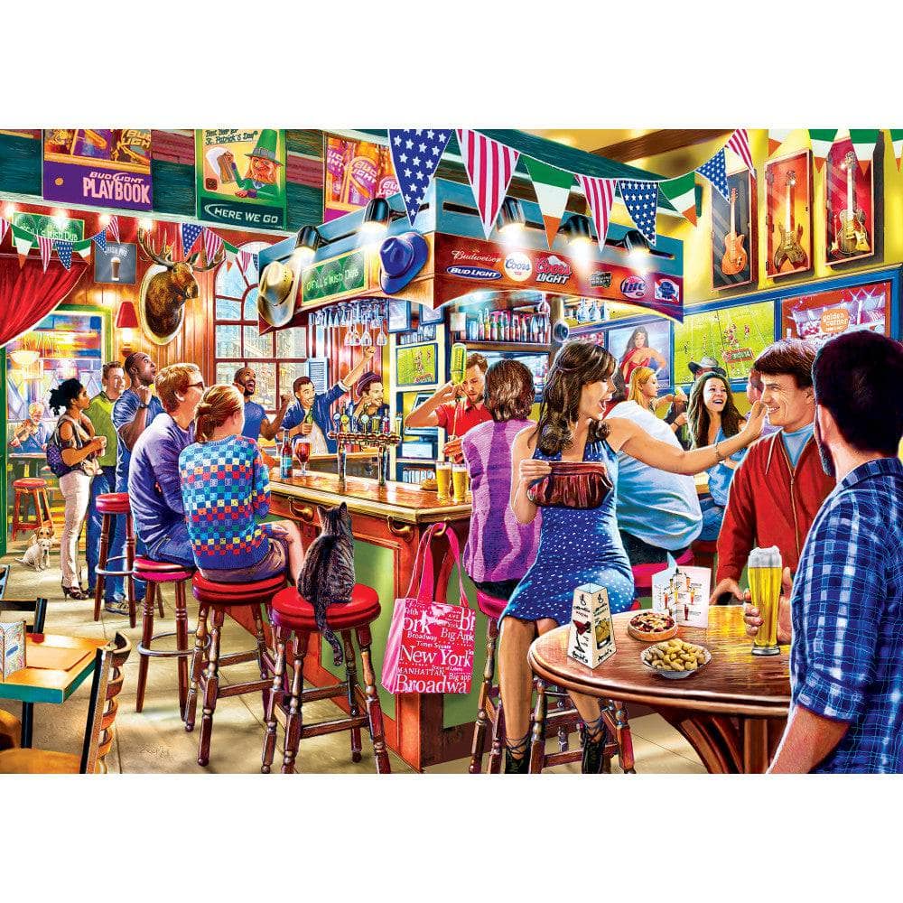 Drive-Ins, Diners & Dives - Duffy's Sports & Suds 500 Piece Jigsaw Puzzle - Image 2
