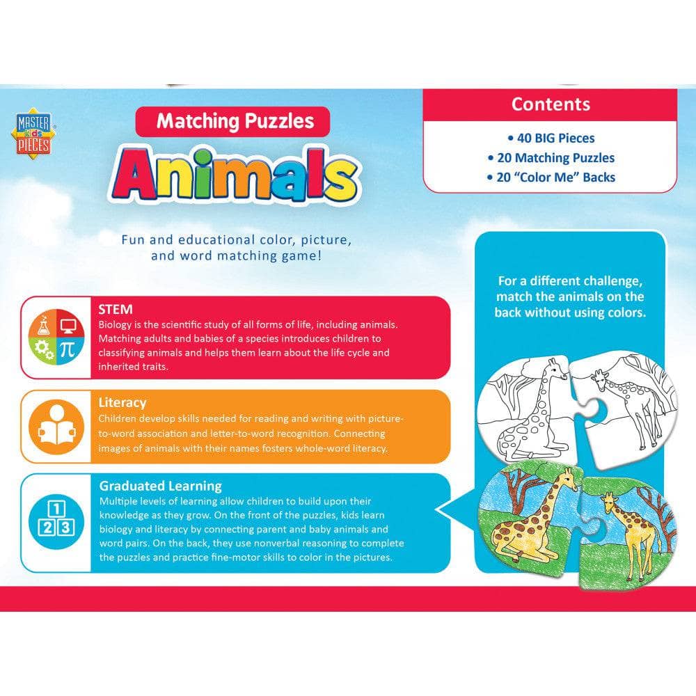 Animals - Educational Matching Jigsaw Puzzles - Image 3