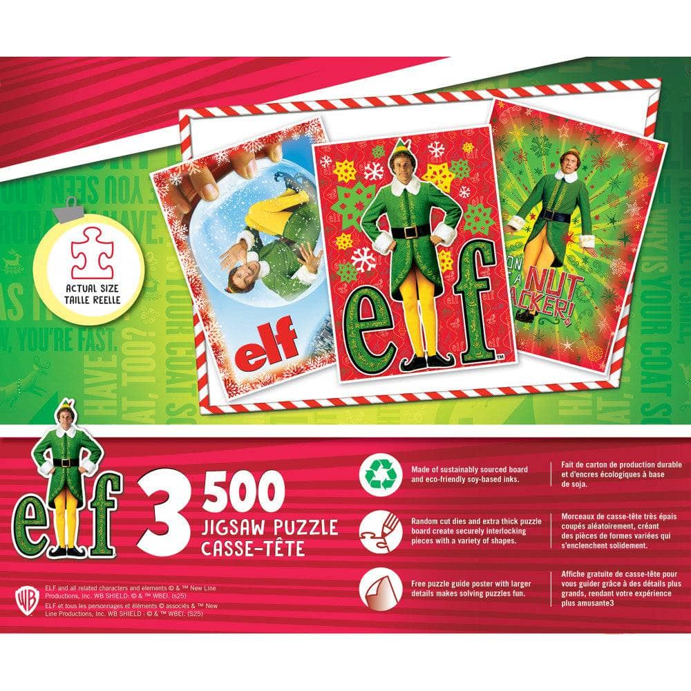 Elf - 500 Piece Jigsaw Puzzles 3 Pack - Image 6