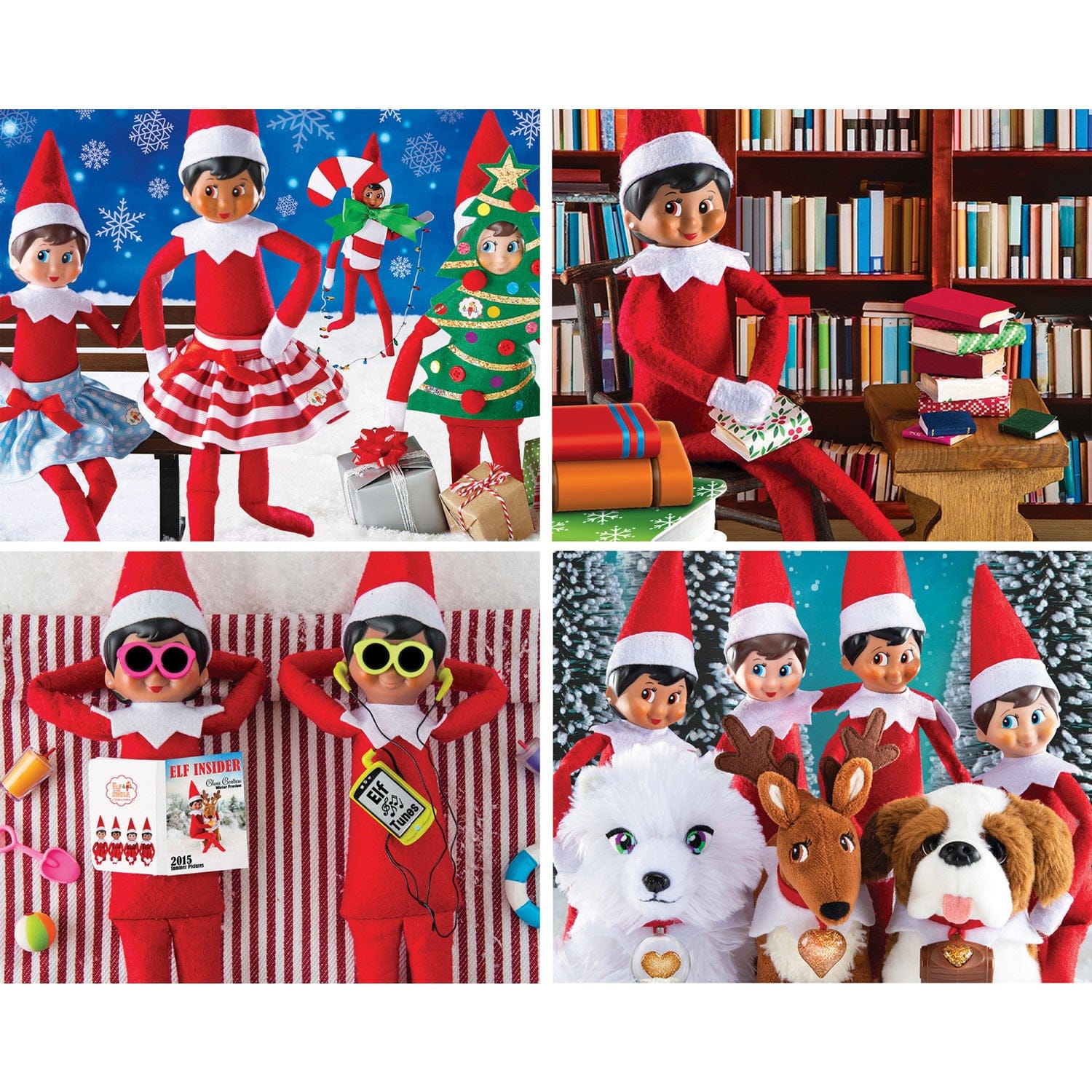 Elf on the Shelf 4-Pack 100 Piece Jigsaw Puzzles - V1 - Image 2