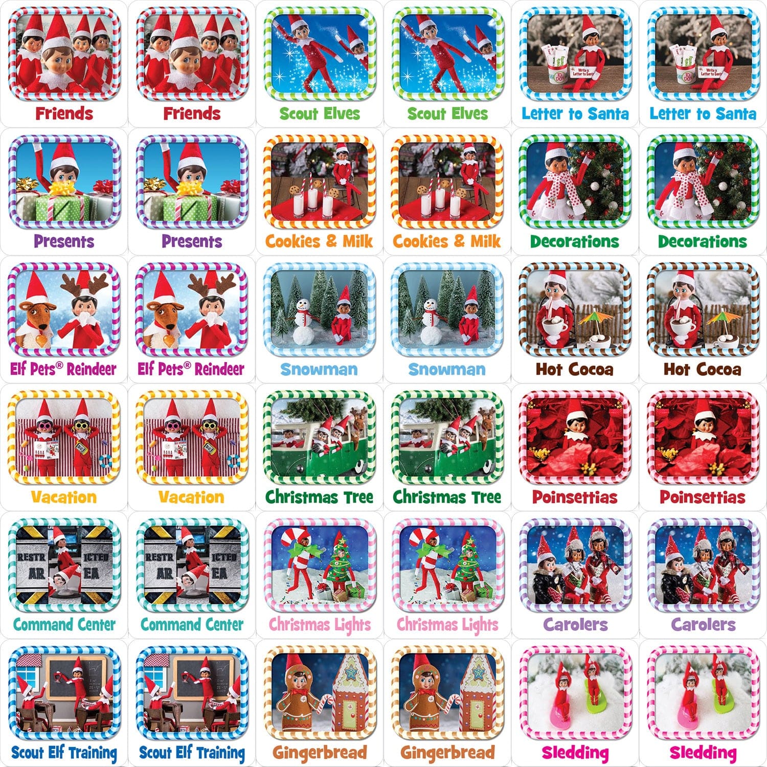 Elf on the Shelf Matching Game - Image 2