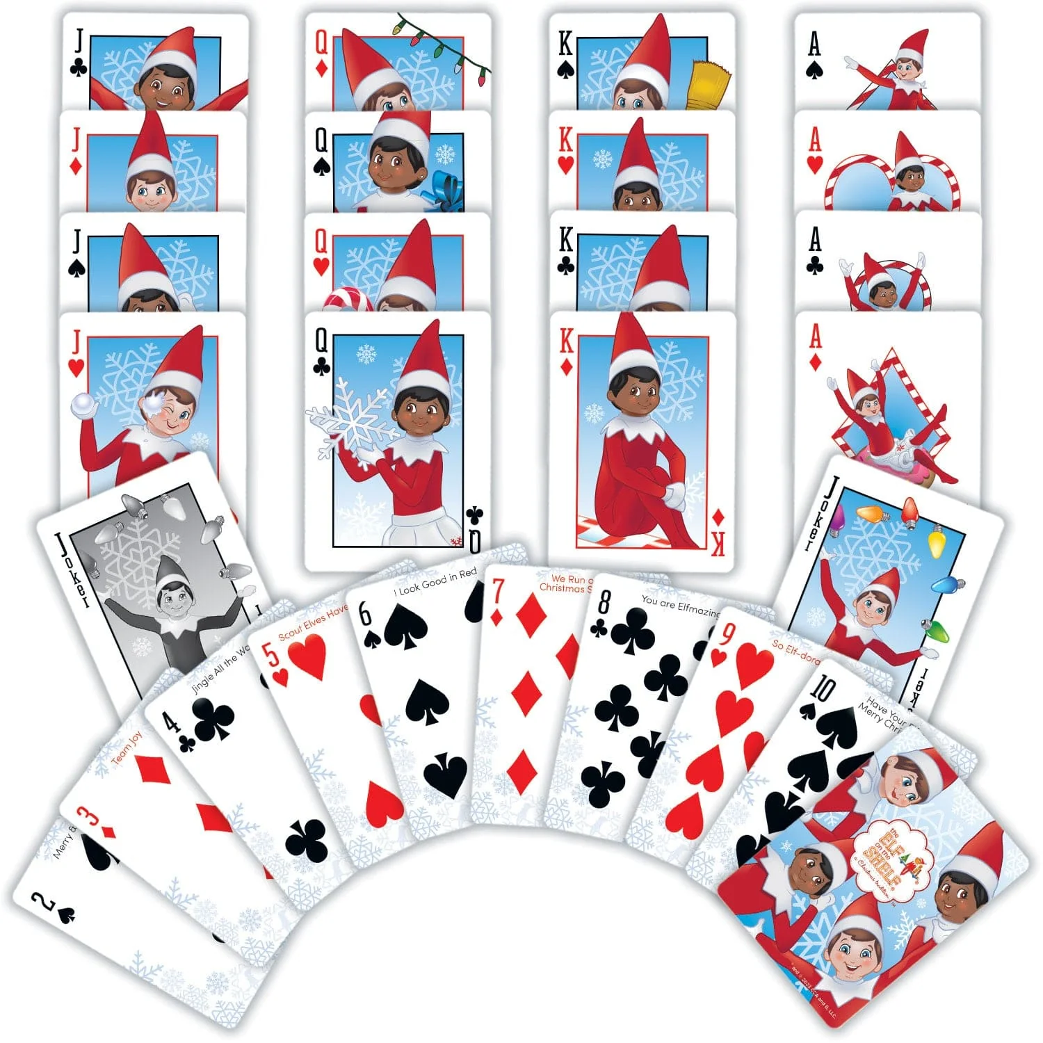 Elf on the Shelf Playing Cards - 54 Card Deck - Image 2