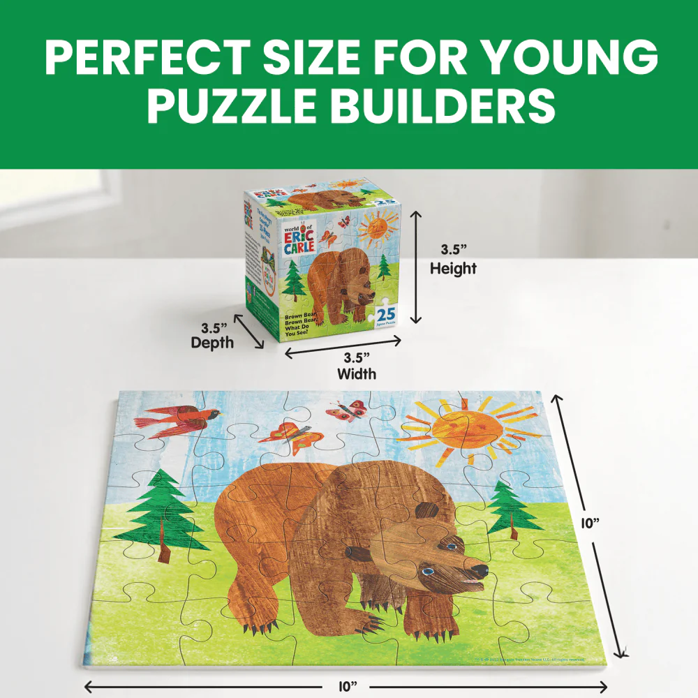 World of Eric Carle - Brown Bear 25 Piece Jigsaw Puzzle - Image 4