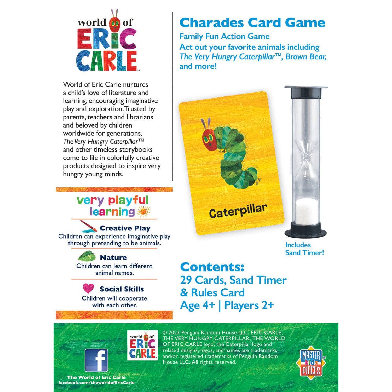 World of Eric Carle Charades Travel Card Game - Image 3
