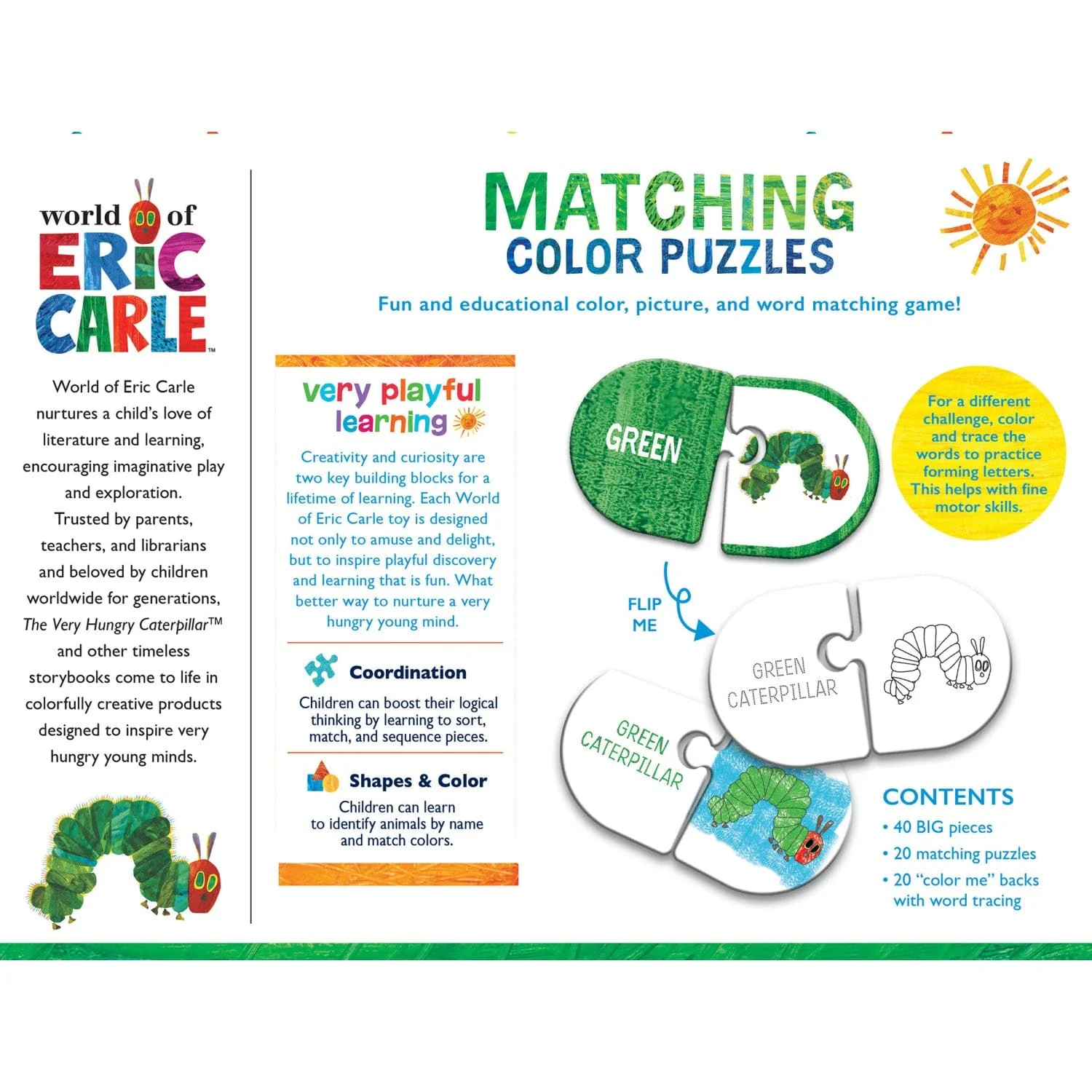 Eric Carle - Matching Color Jigsaw Puzzles - Image 3