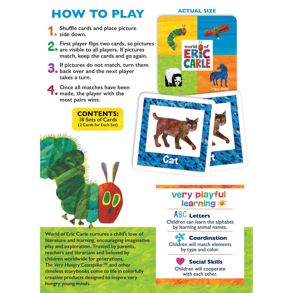 World of Eric Carle Matching Travel Game - Image 3