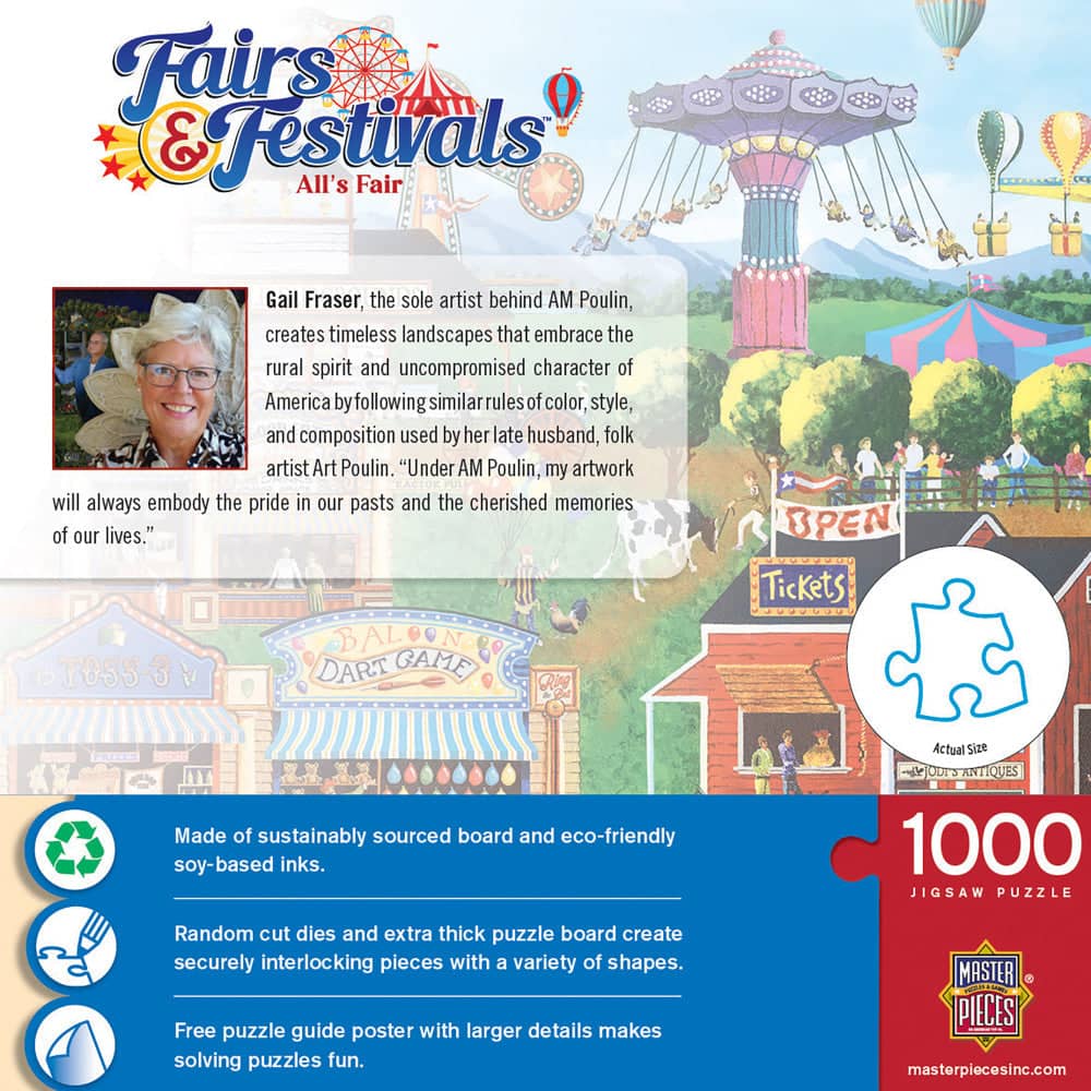 Fairs & Festivals - All's Fair 1000 Piece Jigsaw Puzzle - Image 3