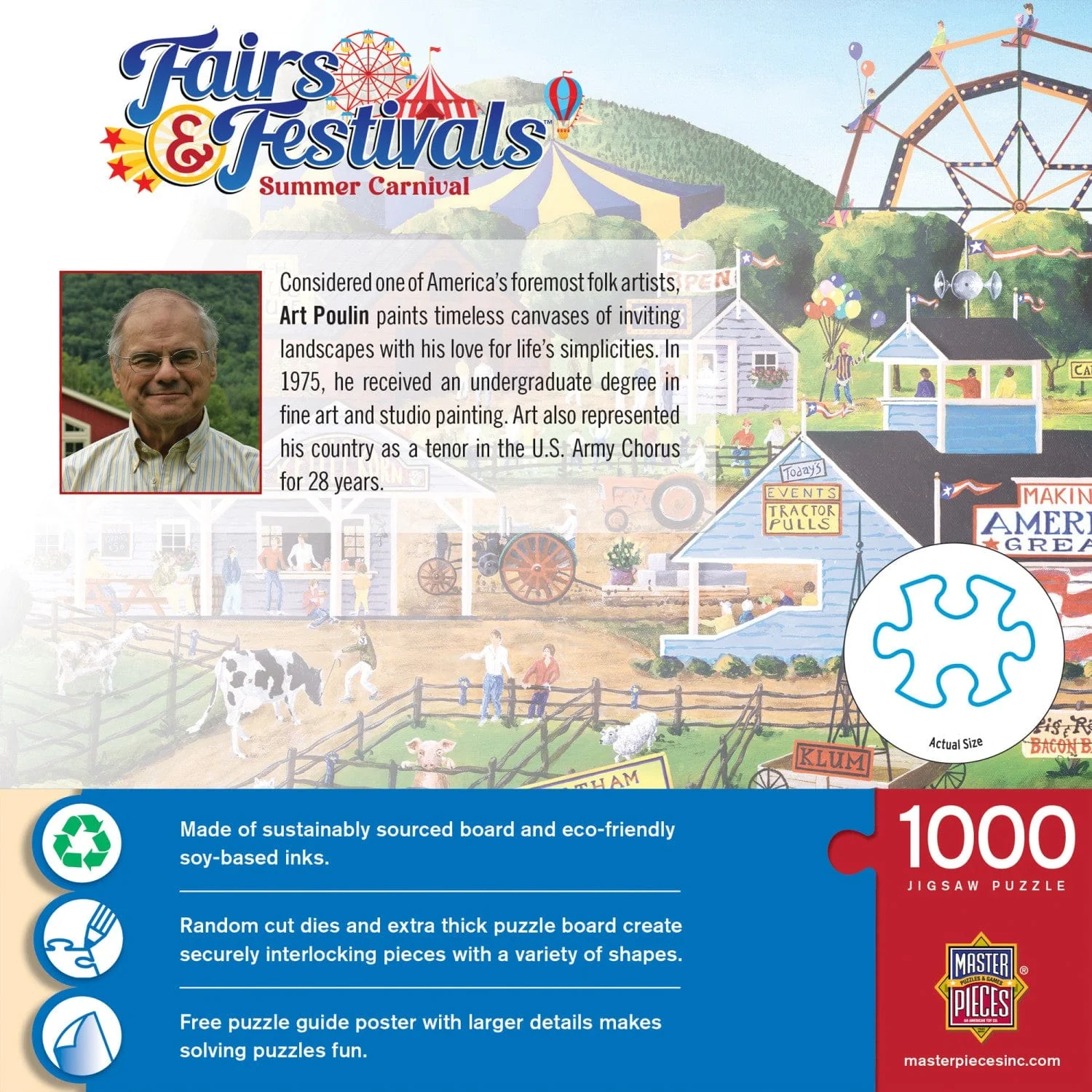 Fairs & Festivals - Summer Carnival 1000 Piece Jigsaw Puzzle - Image 3