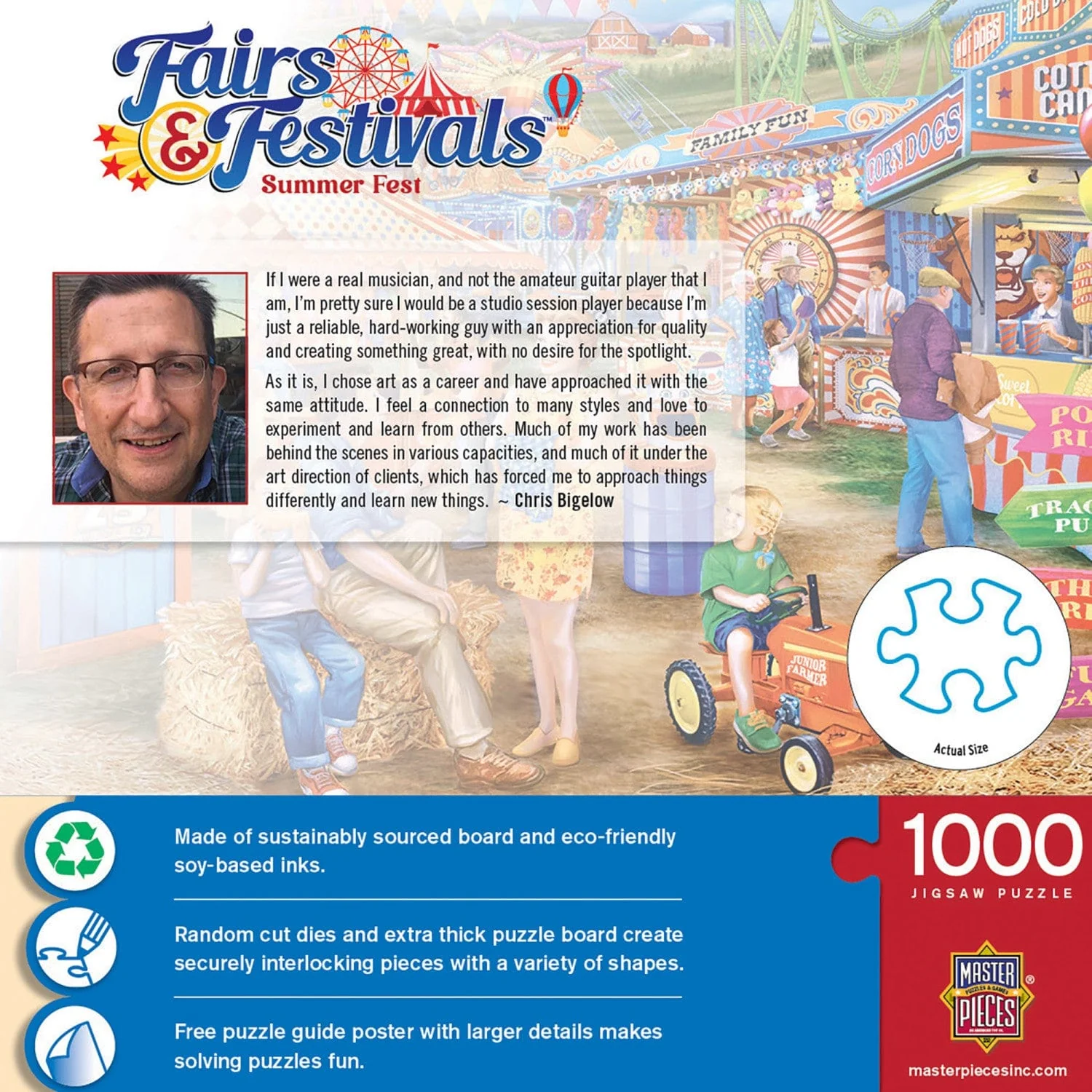 Fairs & Festivals - Summer Fest 1000 Piece Jigsaw Puzzle - Image 3