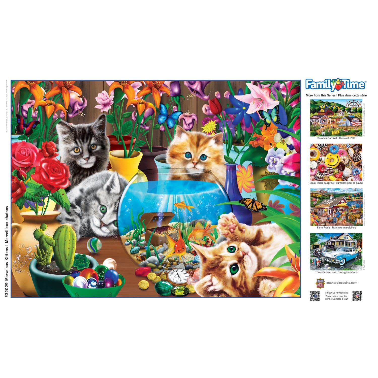 Family Time - Marvelous Kittens 400 Piece Jigsaw Puzzle - Image 4