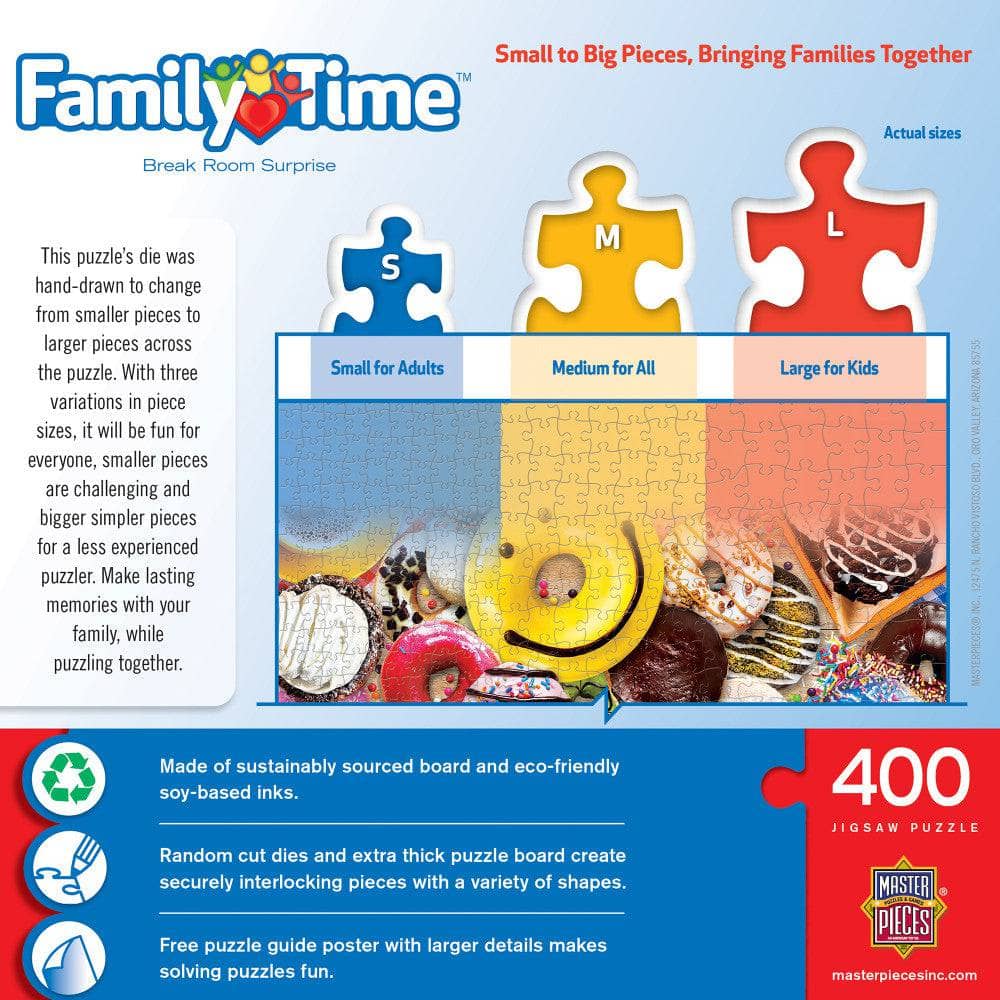 Family Time - Break Room Surprise 400 Piece Jigsaw Puzzle - Image 3