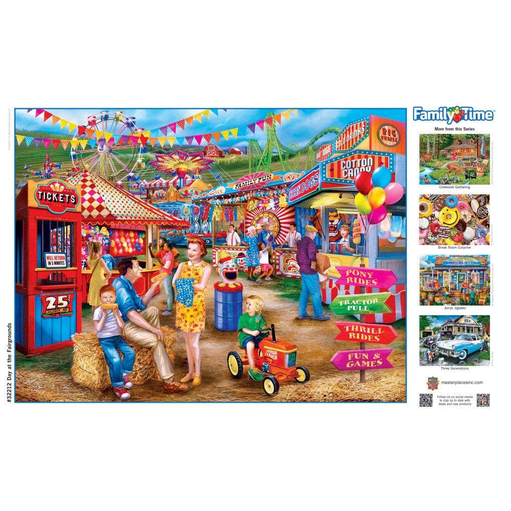 Family Time - Day at the Fairgrounds 400 Piece Jigsaw Puzzle - Image 4