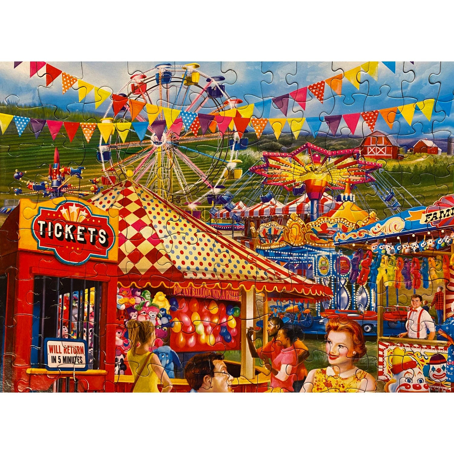 Family Time - Day at the Fairgrounds 400 Piece Jigsaw Puzzle - Image 5