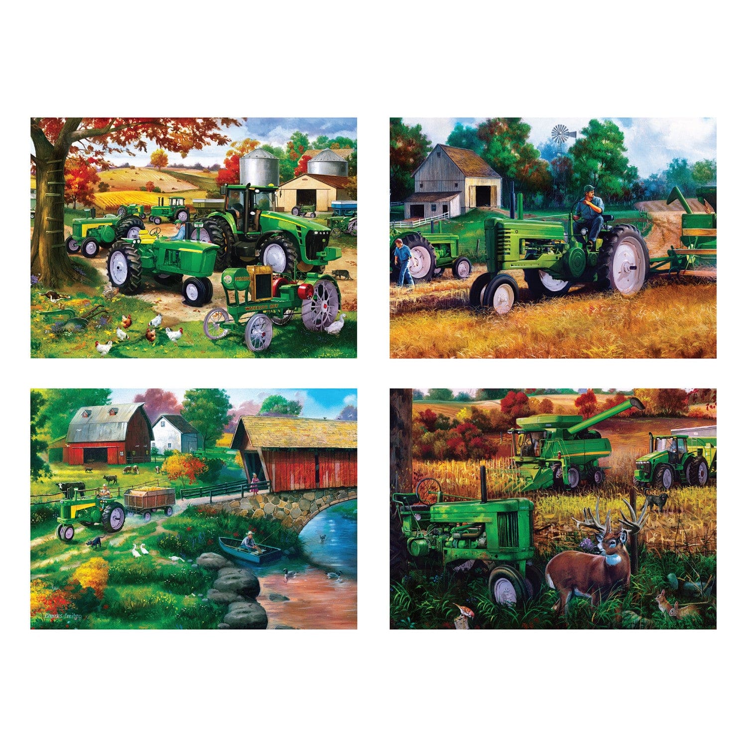 Farm & Country - 500 Piece Jigsaw Puzzles 4 Pack - Image 2