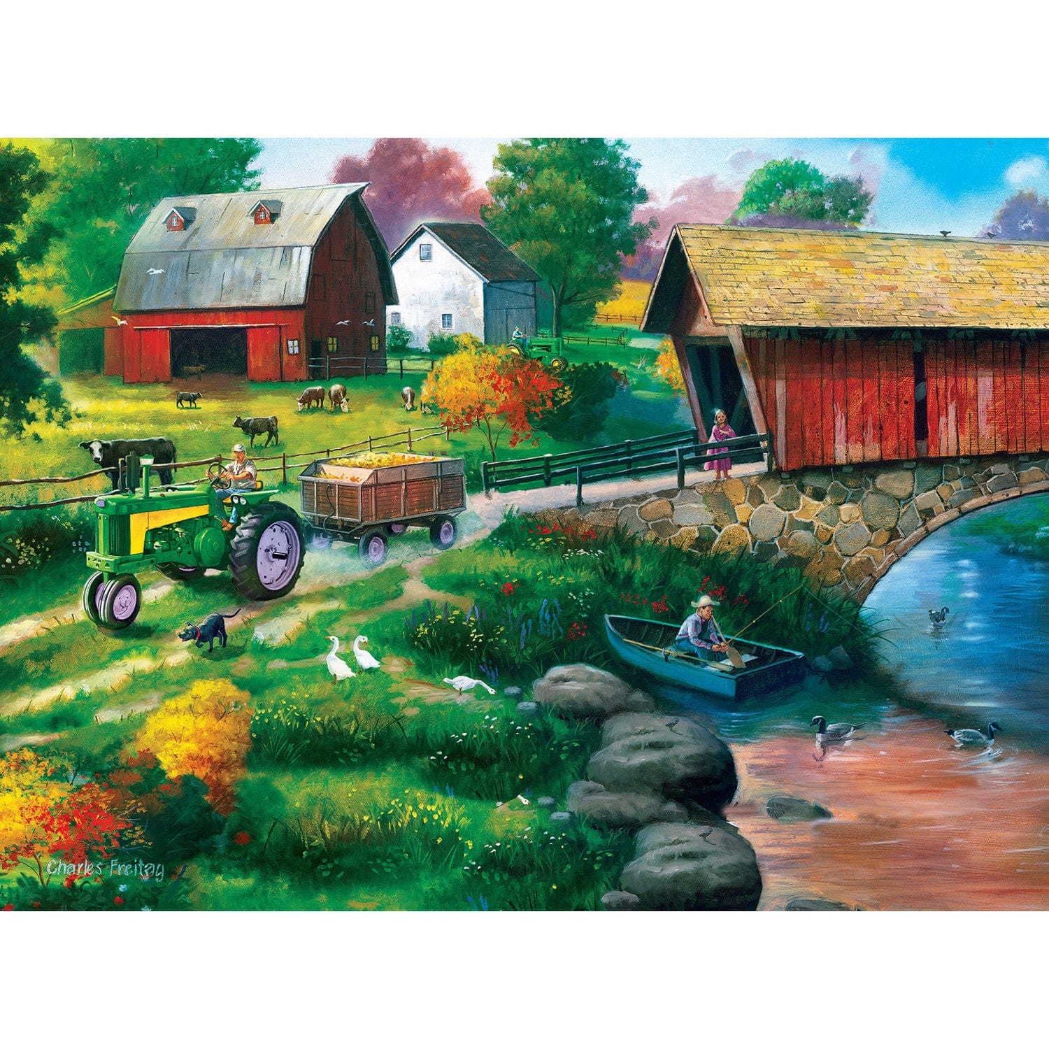 Farm & Country - 500 Piece Jigsaw Puzzles 4 Pack - Image 5