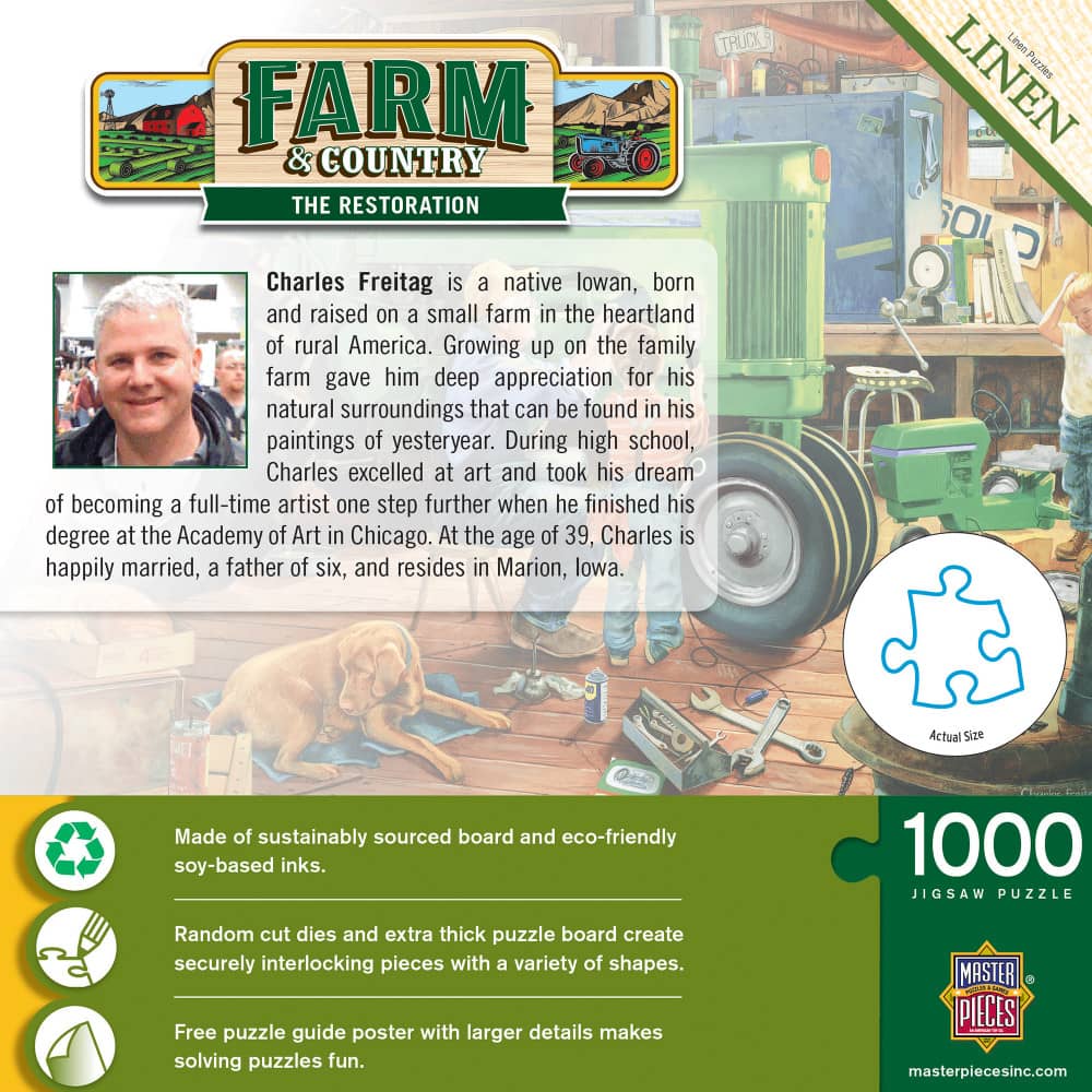 Farm & Country - The Restoration 1000 Piece Jigsaw Puzzle - Image 3