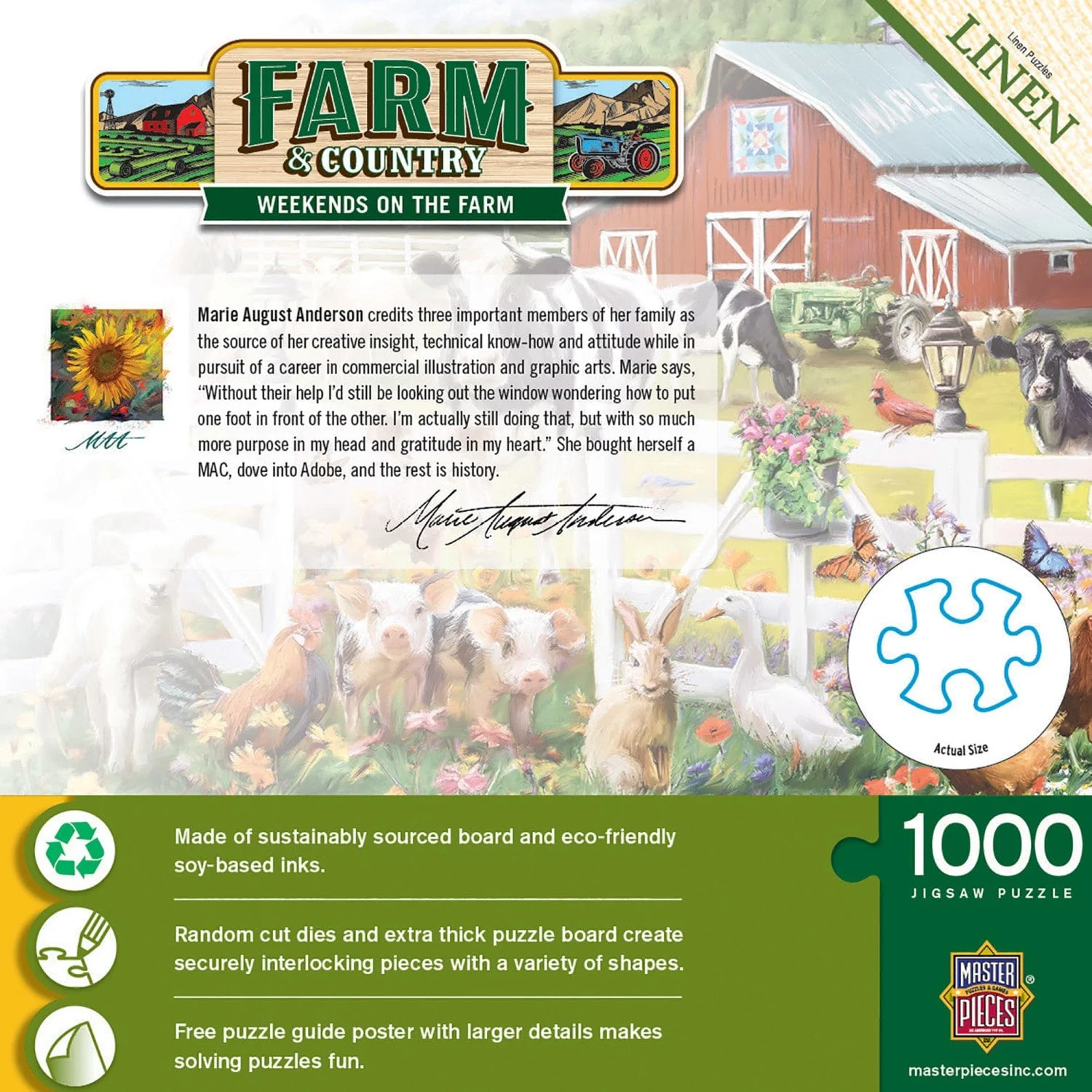 Farm & Country - Weekends On the Farm 1000 Piece Jigsaw Puzzle - Image 3