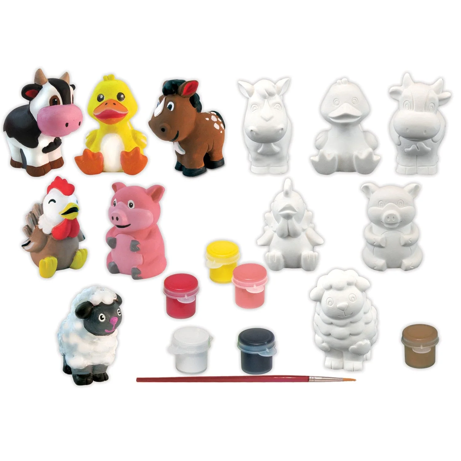 Old MacDonald's Farm - Plaster Figurine Paint Set - Image 2