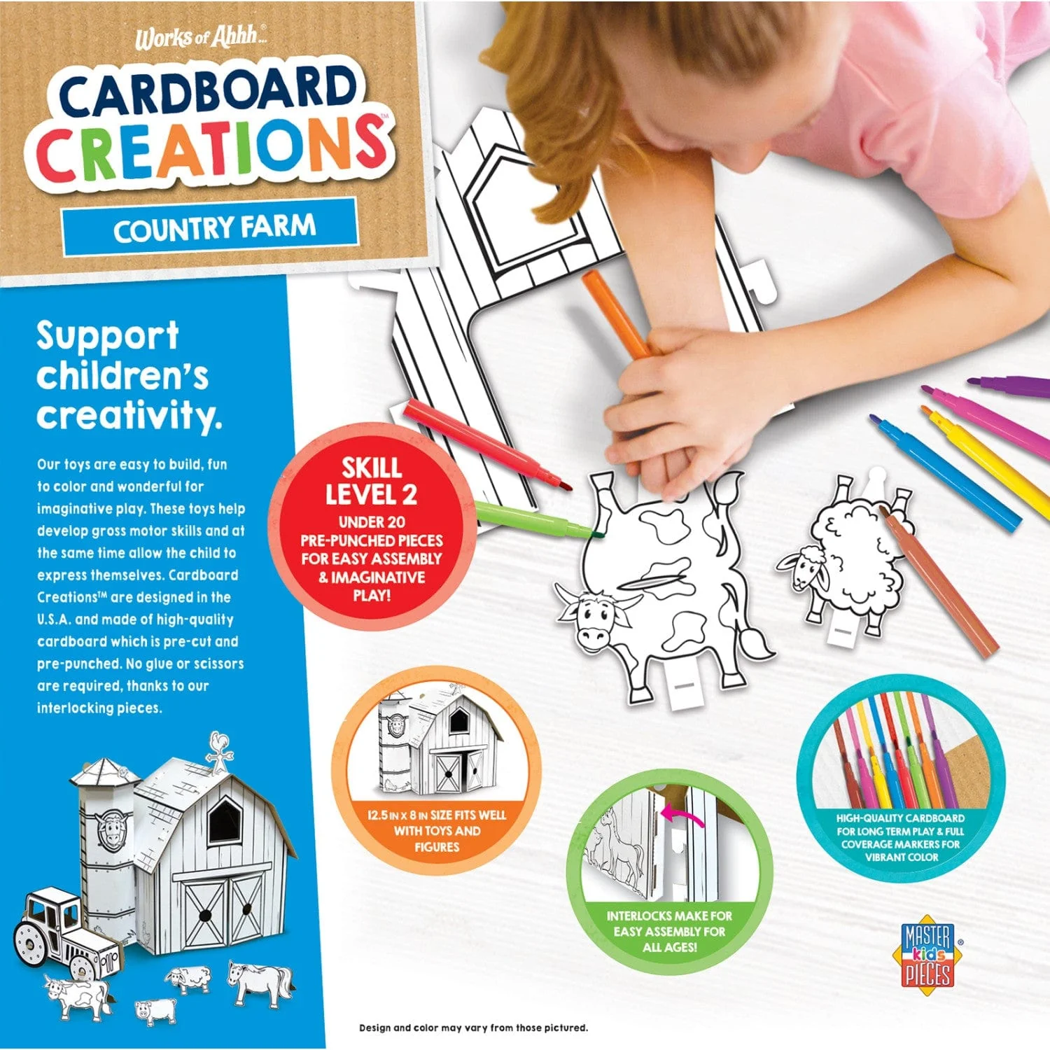 Craft Kit - Farm Playset Cardboard Buildable - Image 3