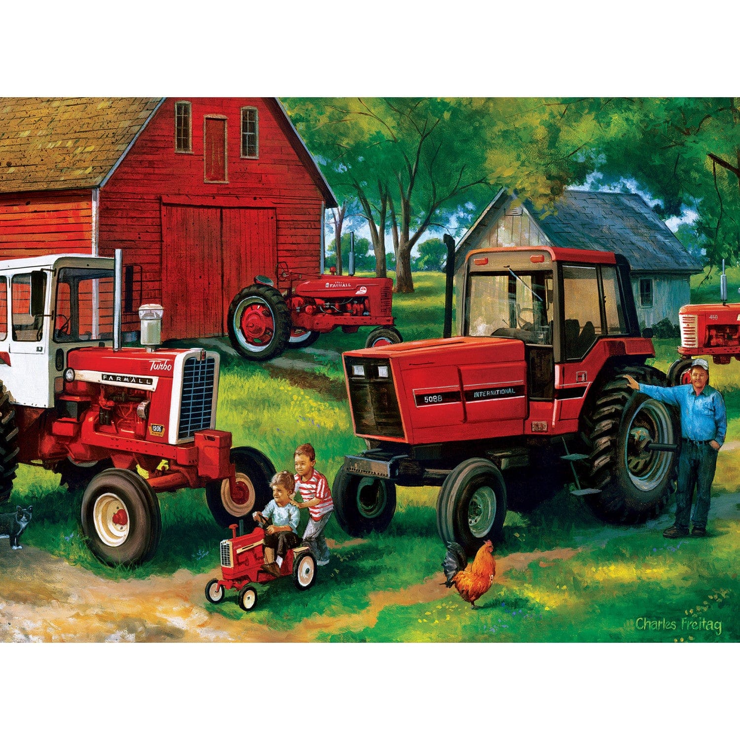 Farmall 4-Pack 500 Piece Jigsaw Puzzles - Image 3