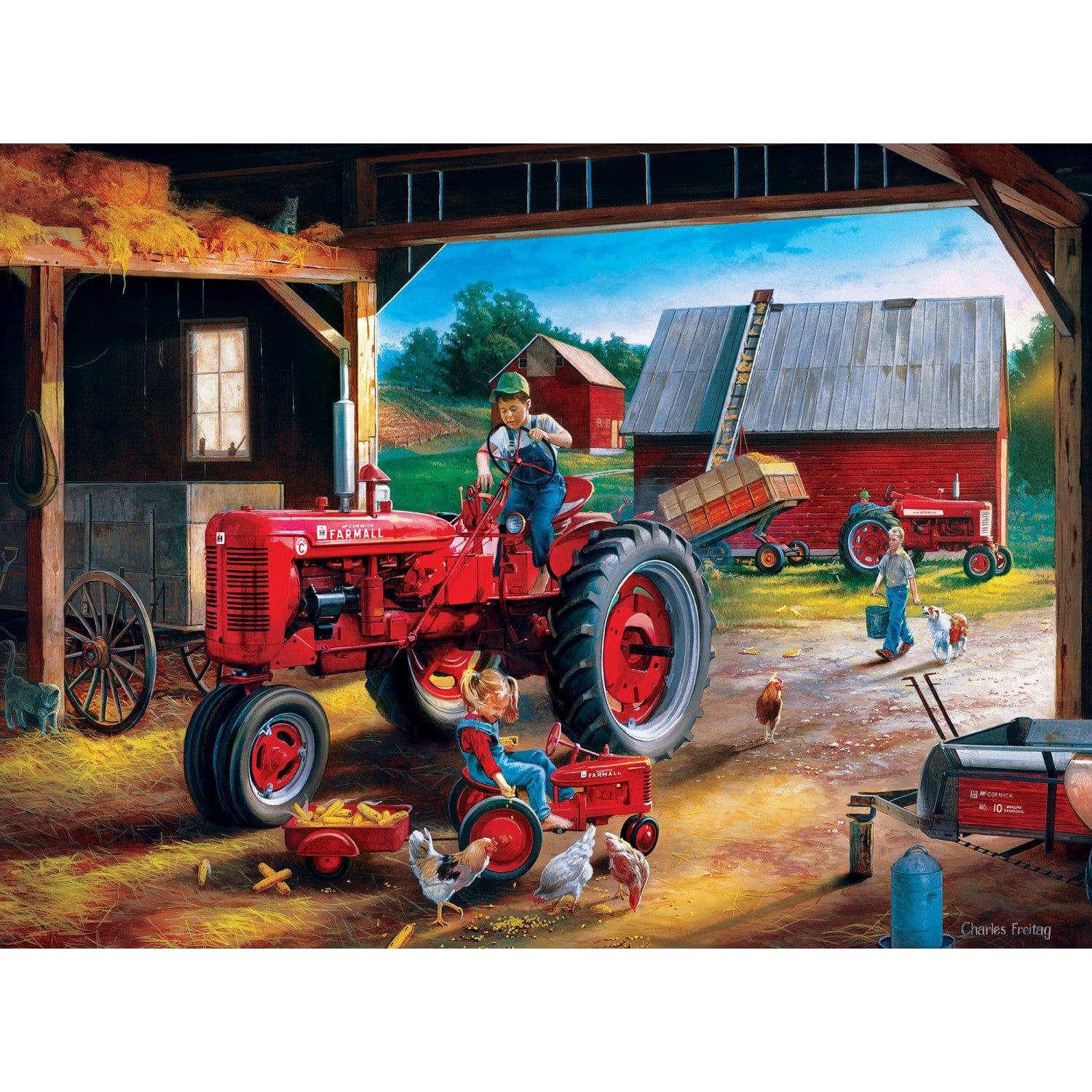 Farmall 4-Pack 500 Piece Jigsaw Puzzles - Image 5