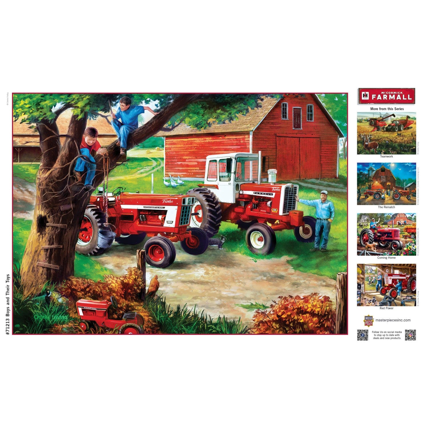 Farmall - Boys and Their Toys 1000 Piece Jigsaw Puzzle - Image 4