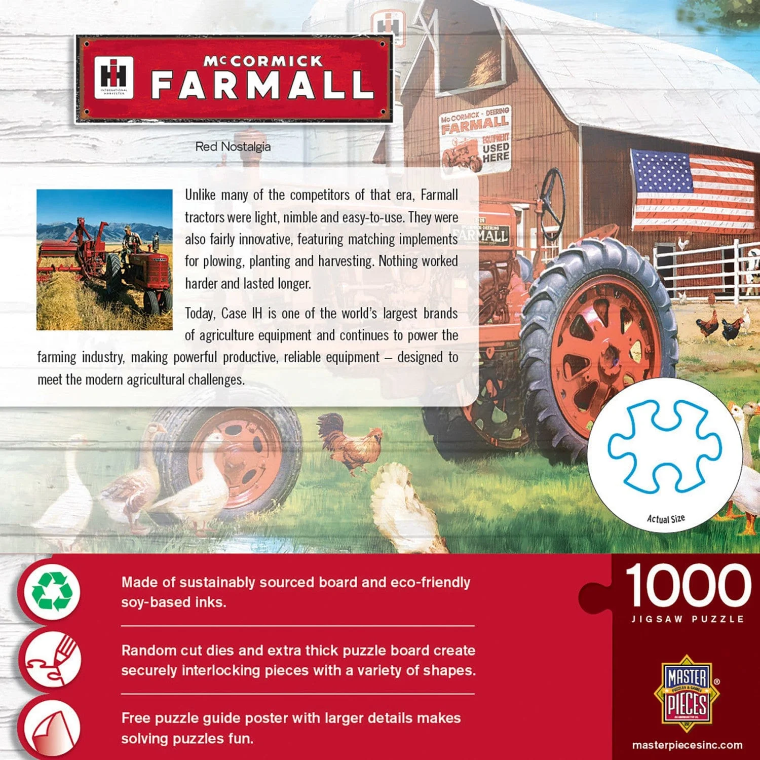 Farmall - Red Nostalgia 1000 Piece Jigsaw Puzzle - Image 3