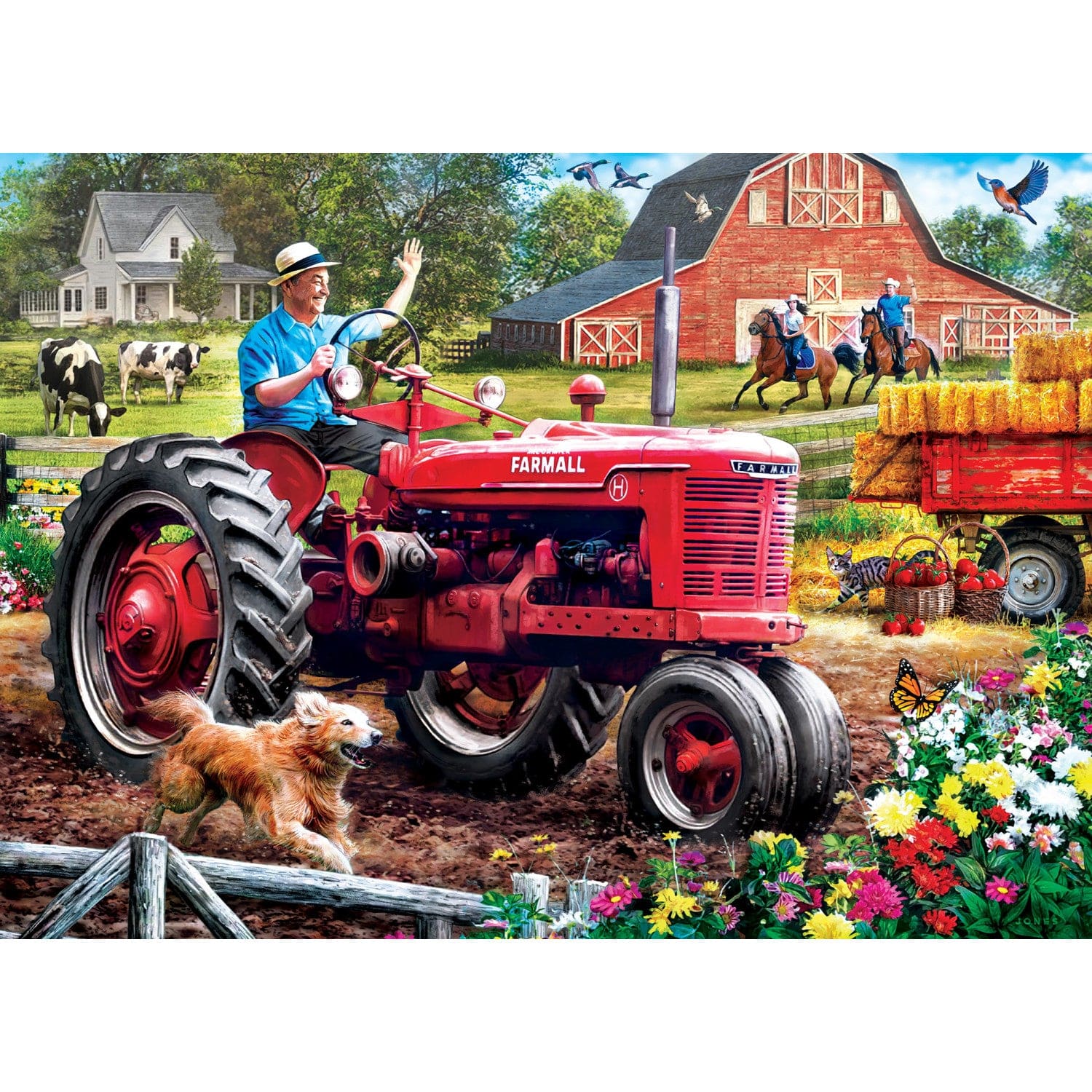 Farmall - Coming Home 1000 Piece Jigsaw Puzzle - Image 2