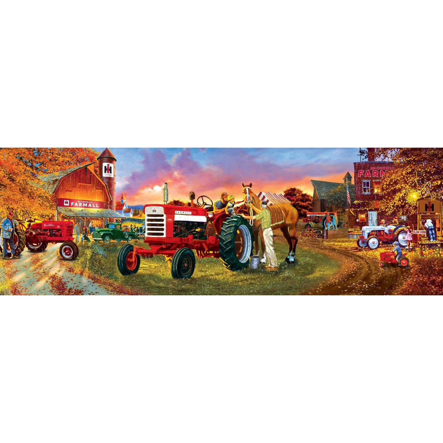 Farmall - Horsepower 1000 Piece Panoramic Jigsaw Puzzle - Image 2
