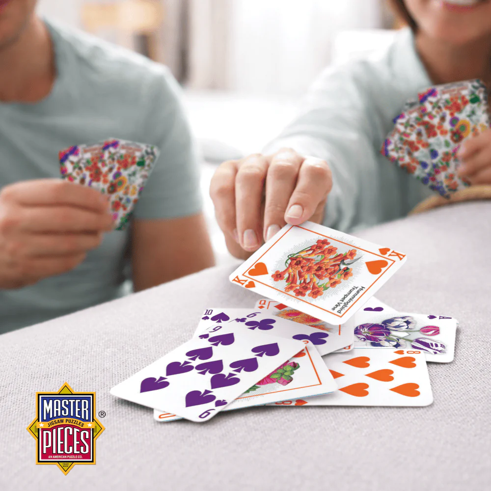 Farmer's Almanac - Backyard Garden Flowers Playing Cards - 54 Card Deck - Image 4
