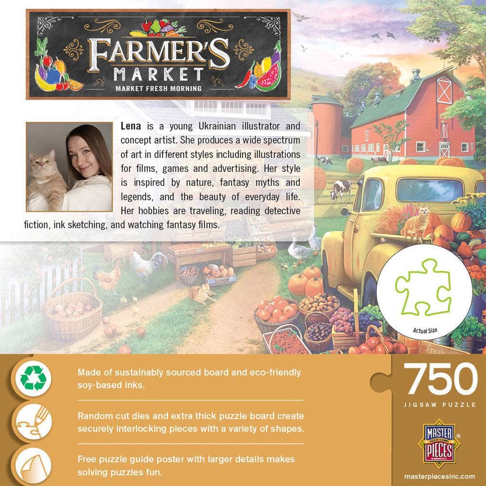 Farmer's Market - Market Fresh Morning 750 Piece Jigsaw Puzzle - Image 3