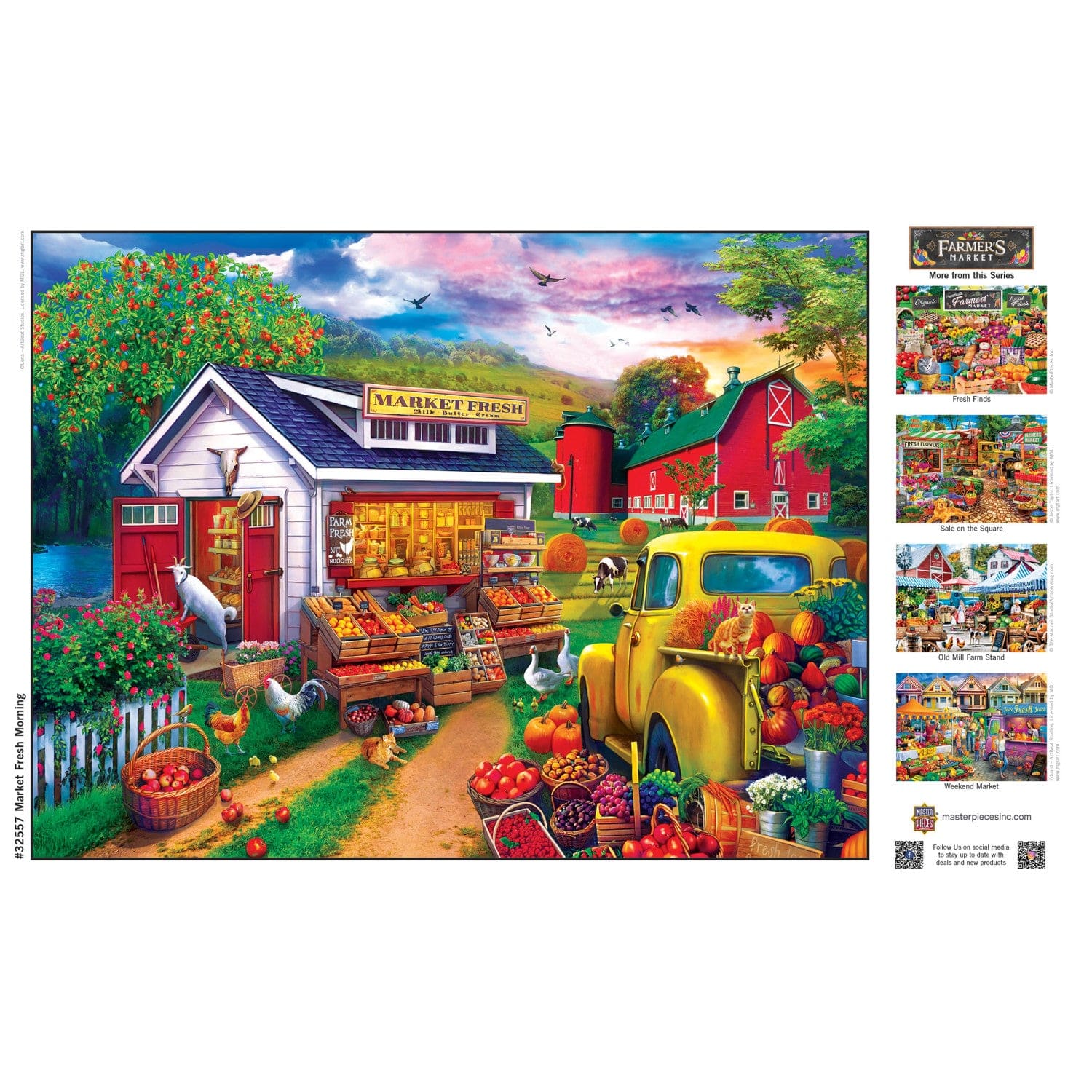 Farmer's Market - Market Fresh Morning 750 Piece Jigsaw Puzzle - Image 4
