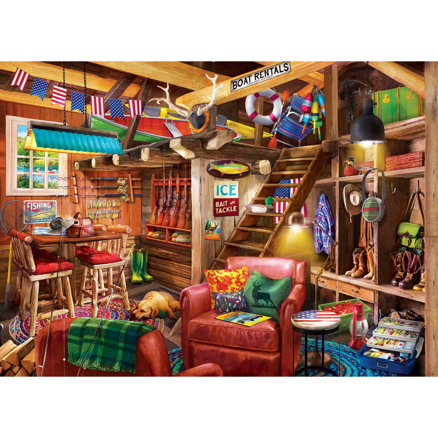 Fish, Hunt, Hibernate - Jigsaw Puzzle