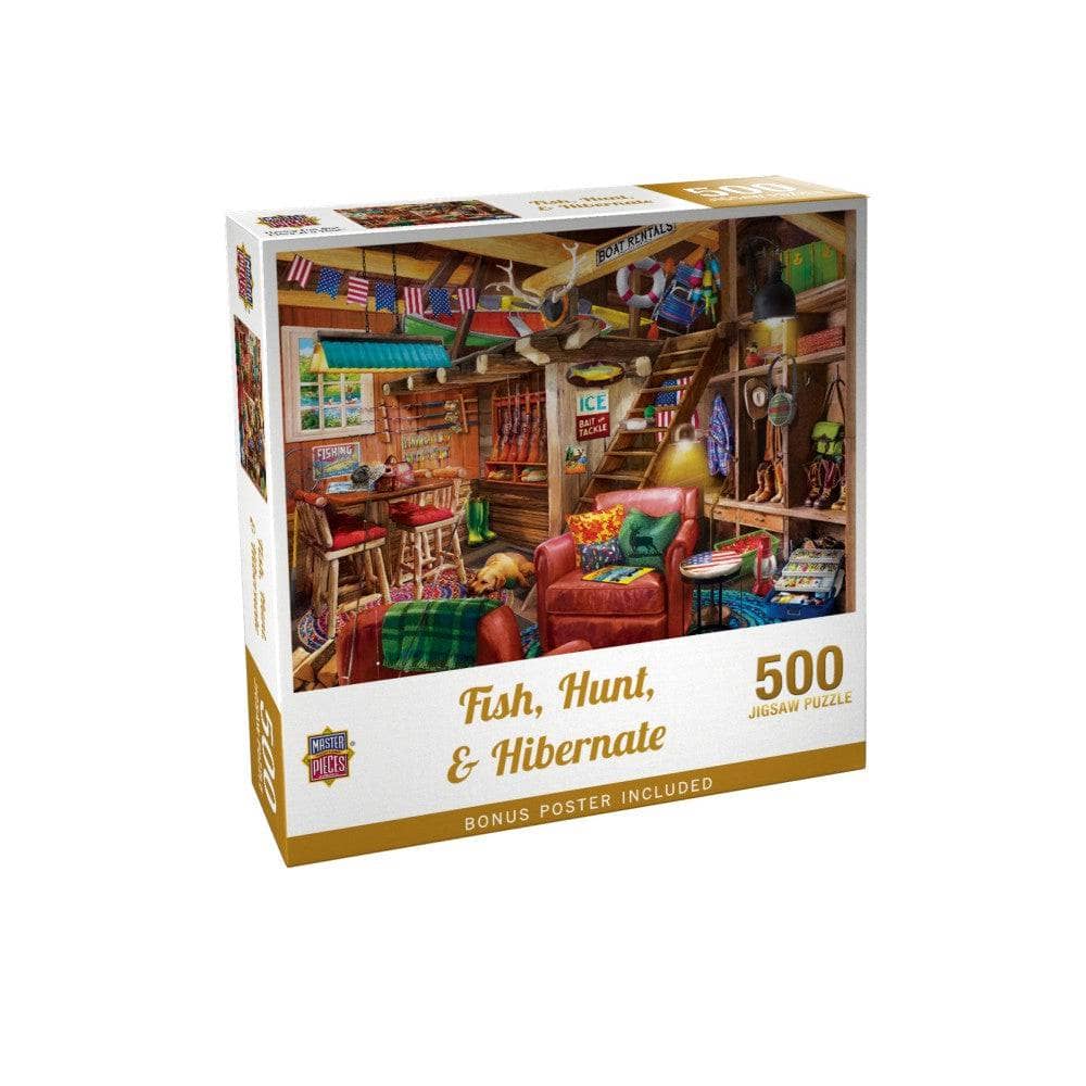Fish, Hunt, Hibernate - Jigsaw Puzzle - Image 3