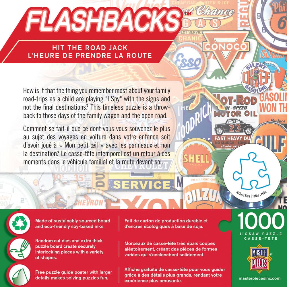 Flashbacks - Hit the Road Jack 1000 Piece Jigsaw Puzzle - Image 3