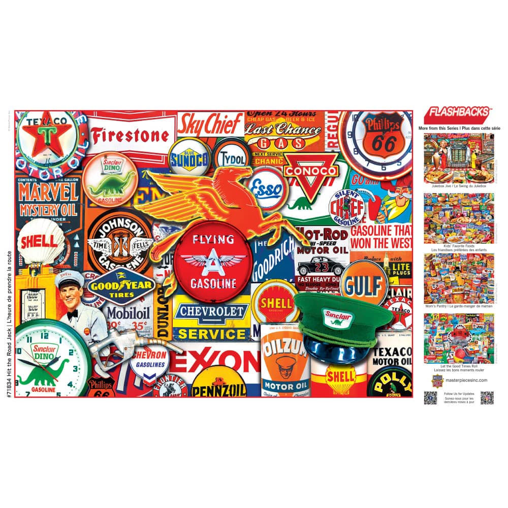 Flashbacks - Hit the Road Jack 1000 Piece Jigsaw Puzzle - Image 4