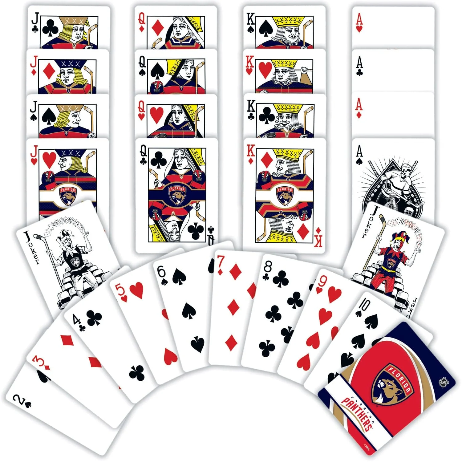 Florida Panthers Playing Cards - 54 Card Deck - Image 2