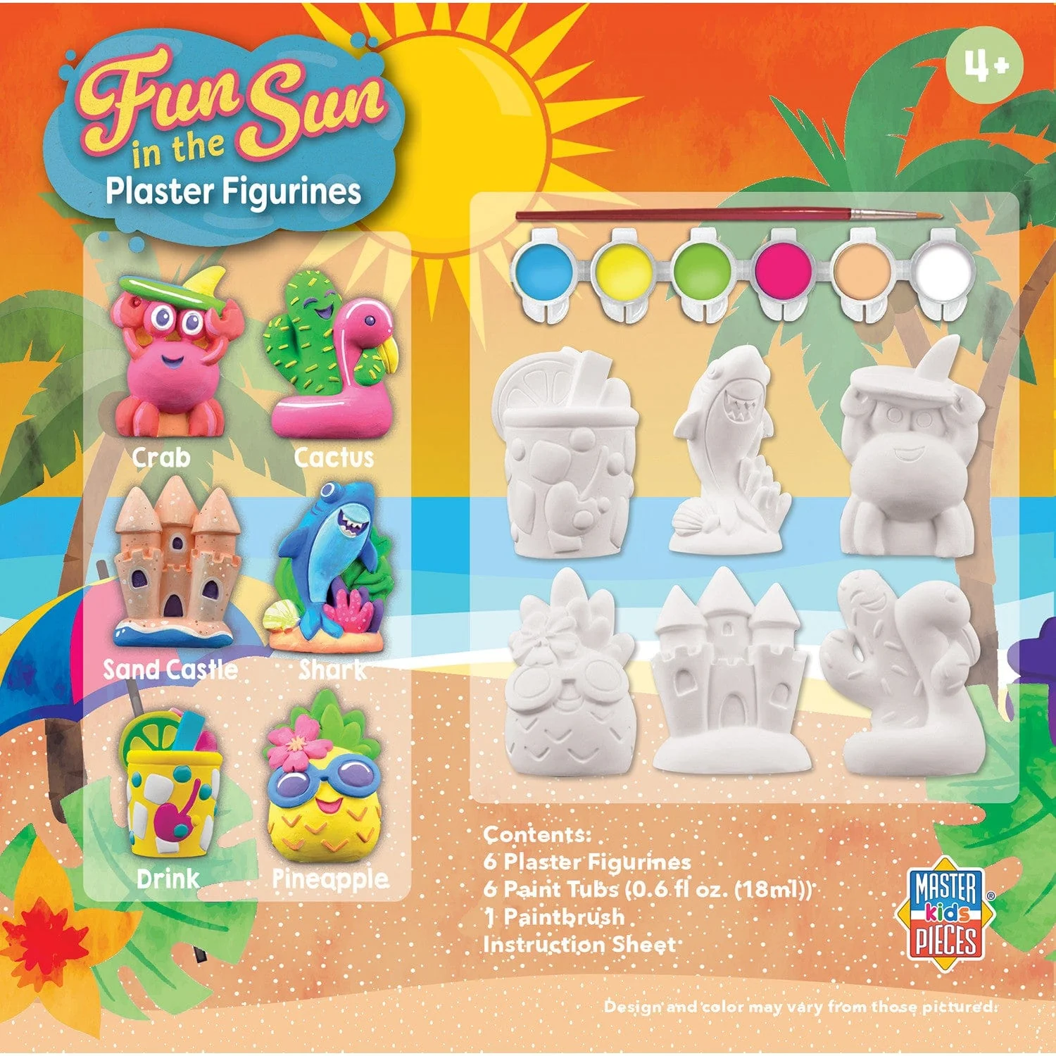 Fun in the Sun - Plaster Figurine Paint Set - Image 3