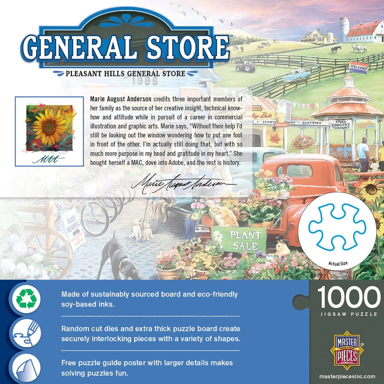 General Store - Pleasant Hills 1000 Piece Jigsaw Puzzle - Image 3