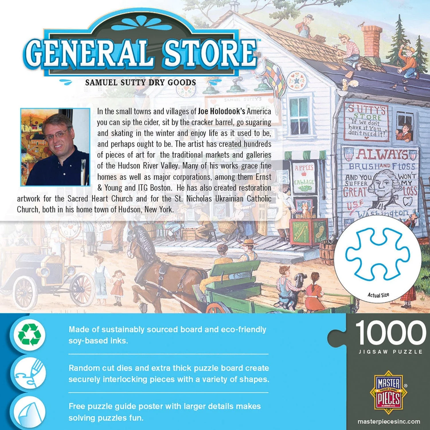 General Store - Samuel Sutty Dry Goods 1000 Piece Jigsaw Puzzle - Image 3