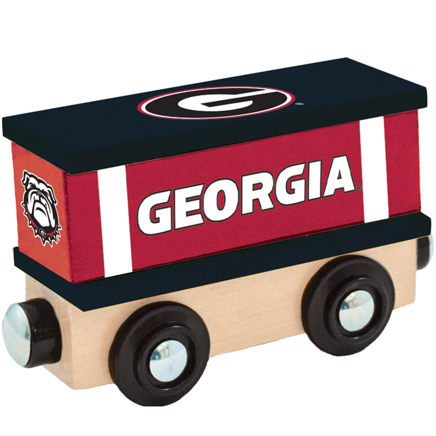 Georgia Bulldogs Toy Train Box Car