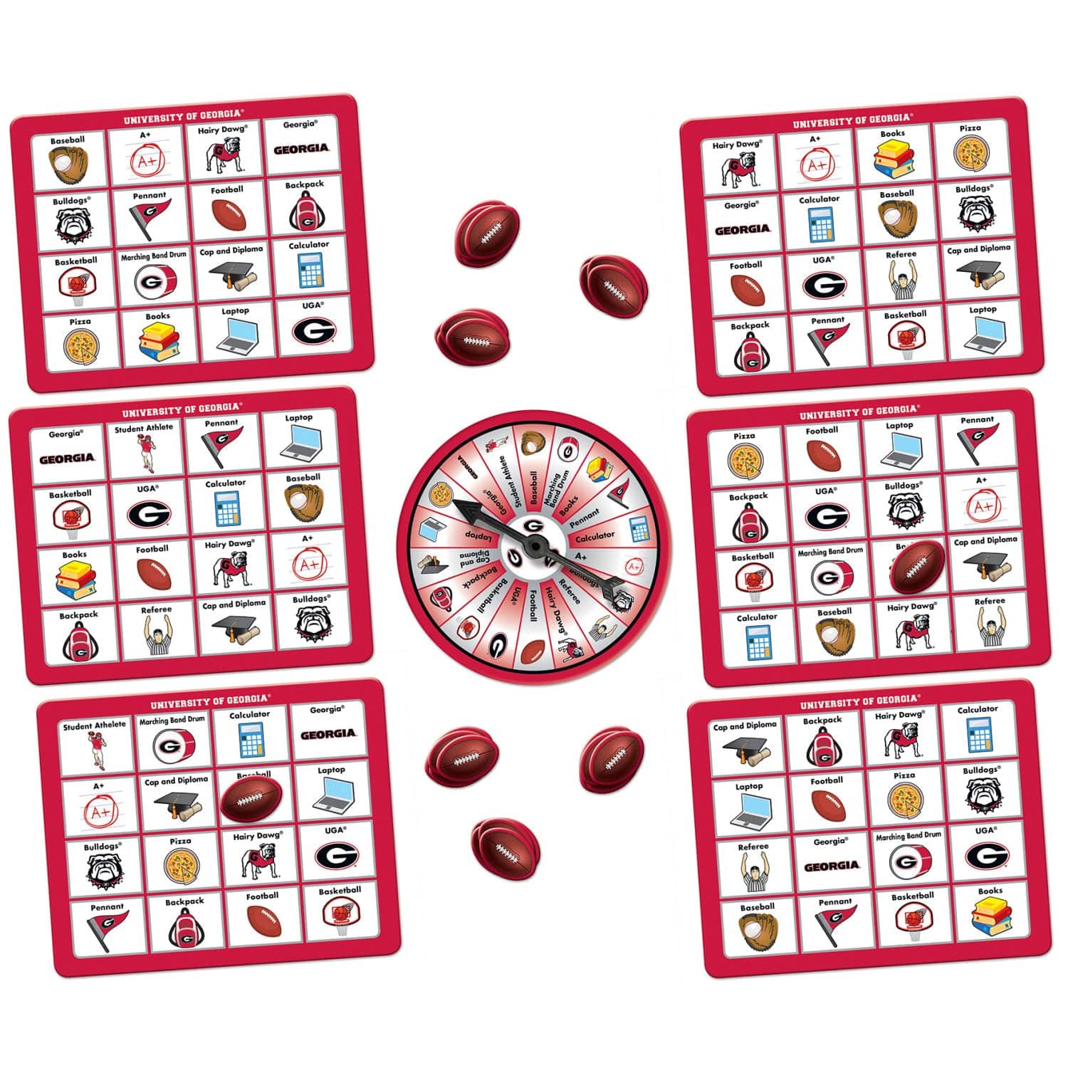 Georgia Bulldogs NCAA Bingo Game - Image 2