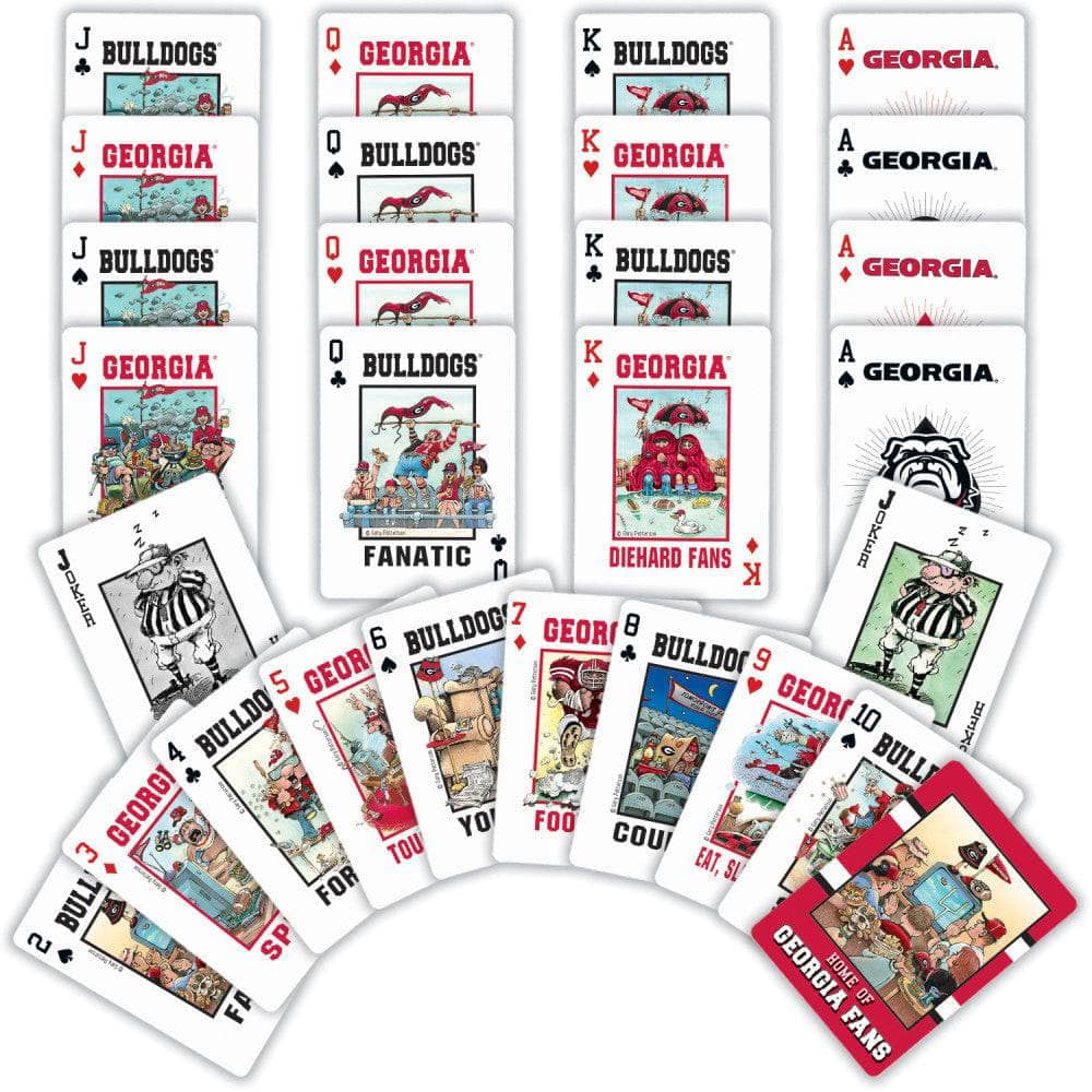 Georgia Bulldogs Fan Deck Playing Cards - 54 Card Deck - Image 2